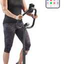 Sunny Health & Fitness Twist Stepper with Handlebar, Stair Step Machine for Cardio Workout, Compact Home Exercise Equipment W/Optional Free SunnyFit App Connection