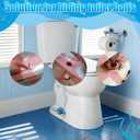 2 Pcs Toilet Bolt Covers Decorative, Sea Turtles Toilet Bolt Caps Screw Covers, Ocean Theme Bathroom Decor Easy to Install Avoid Rusting (Sea turtle)