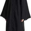 Unisex Matte Graduation Cap and Gown 2026 Tassel Set for High School &College Graduates (Black), Size 51