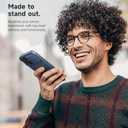 SURITCH for iPhone 15 Pro Max Case with Magnetic Camera Slide Cover and Adjustable Kickstand, Compatible with MagSafe, Shockproof Bumper Case Slim Protective Cover 6.7 Inch, Blue