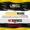 US Cargo Control 4" x 30' Winch Straps with Twisted Sewn Loops (10-Pack), 5,400 LBS Working Load Limit, Heavy Duty Flatbed Tie Downs, Yellow 4 Inch Straps for Flatbed Trailers and Trucks
