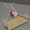 M&G House Newborn Photography Props Swing Prop Wooden Swing Seats Baby Photo Props Wooden Prop Swing Baby Photoshoot Props Newborn Photography Accessory(Wood Color, 4 Wings 6 Red Hearts)