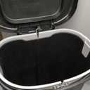 13 Gal. Black Indoor Step-On Trash Can for Kitchen/Offices/Classrooms/ Household Environments