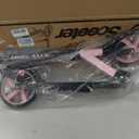 TaroKitc Kick Scooter for Kids 8-12, Teens & Adults | 240 LBS Max Load, Hand Brake & Bell, Lightweight, Foldable 8-Inch Big Wheel Scooter with 4 Adjustable Height Levels | Park Rides & Commuting