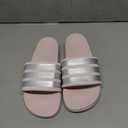 adidas Womens Adilette Comfort 2.0 Slides Casual Sandals Casual - Almost Pink, US 9