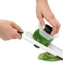 OXO Good Grips Handheld Mandoline Slicer for Kitchen, Adjustable Vegetable Slicer