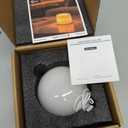 Marble Lamp Night Light Touch Bedside Table Lamp for Bedroom,Type-C Rechargeable Small Desk Bedside Small Lamps,Eye Caring Dimmable LED Ambient lamp (Mid Century Modern)