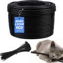 250FT Split Wire Loom Tubing, 1/4 Inch Wire Protector Tubing, Automotive Wire Flexible Conduit Cord Covers with 20 Cable Ties for Automotive Marine RV Agriculture Electrical Cable Protection