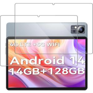 [2 Pack] Screen Protector for ANTEMPER D106 2025 Android 14 Tablet 10 inch Tempered Glass Film,BOVUGAC Screen Protector for ANTEMPER D106 Tablet 10.1 inch AntiScratch & Sensitive & 9H Hardness