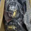 Retisee Black Industrial Pendant Light Vintage Metal E26 Base Hanging Light Rustic Dome Pendant Lamp Fixture Farmhouse Kitchen Hanging Ceiling Lamp for Dining Room Bedroom Hallway Bar (12 Pcs)