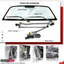 A-Premium Front Windshield Wiper Transmission Linkage Assembly Compatible with Audi, Seat & Volkswagen Vehicles - for Jetta, Jetta City, Golf, Golf City, Clasico, Beetle, Leon, S3, A3, A3 Quattro