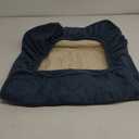 CHHKON Dog Bed Covers Replacement Washable Waterproof Pet Puppy Bed Cover for Dog(Brown,20x15x6 inch)