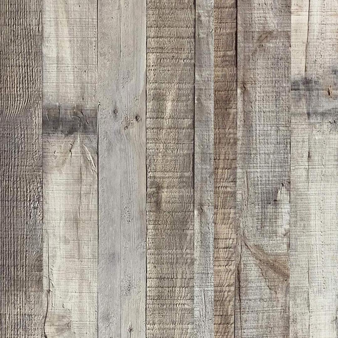 Vintage Wood Wallpaper Rustic Wood Wallpaper Stick and Peel Self Adhesive Distressed Wood Look Wallpaper Vinyl Shelf Home Wood Panel Wall Paper Covering Film 17.3" 120" (Tan)