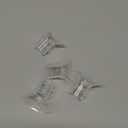 Momcozy Flange Insert 19mm Compatible with 24mm Flange/Shield of Most Pumps, Insert for Breast Pump Replacement Accessories, 4PCS 19mm (Transparent)