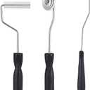 Fiberglass Roller Tools Kit, 3pcs Fiberglass Resin Laminating Bubble Roller Set for Tub Shower Bathtub Boat Repair