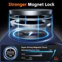 2 x Magnetic for iPhone 17 Case, [Matte Solid Color] [Full Camera Protection] Protective Case for iPhone 17 - Deep Blue