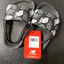 BOYS' NEW BALANCE INFANT & TODDLER 200 BLK RP SPORT SLIDES (Size 6M)