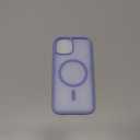 zapica Magnetic for iPhone 15 Case & iPhone 14 Case, [Compatible with MagSafe] [Military Grade Drop Protection] Translucent Matte Shockproof Anti-Scratch Phone Cover, Blue Purple