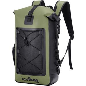 Dry Bags Waterproof Backpack for Women Men Travel Dry Bag Backpack Warterproof Bag for Kayaking Beach Boating 30L/40L (Armygreen)