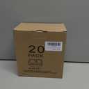 20Pcs Double Compartment Condiment Container, 2 Compartment Portable Reusable Snack Containers with lids, Used for travel Condiment Salad Dressing Meal Prep Containers