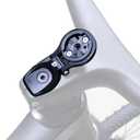 XBERSTAR Bike Computer Stem Top Cap Mount Holder Bike Headset Top Cap Stem Headset Cap Cover Computer Mount for Garmin Wahoo GPS (Black)