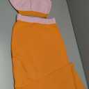 Cutiefox Women's Knit 2 Piece Dress Cami Crop Top High Side Slit Bodycon Long Skirt Set