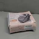 ACRABROS Car Seat Cover Baby: Winter Infant Carseat Canopy for Boy Girl Newborn, Zipper Peeping Window, Warm Cozy Cold Weather Waterproof Fitted, Heather Grey