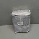 MitoVilla Blue Boho Fabric Shower Curtain, Modern Farmhouse Polyester Linen Shower Curtains for Vintage Rustic Bathroom Decor, Country Tassel Thick Cloth Shower Curtain, 72 x 72