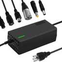 54.6V 3A Charger with 6-in-1 Plug for 48V Lithium Battery Such as Car Truck Lawn Mower Boat Marine Batteries (54.6V3A-(6-in-1 Plug))