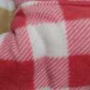 ASENKU Dog Winter Coat, Fleece Doggie Jacket Plaid Reversible Vest Waterproof Windproof Cold Weather Clothes for Dogs (Pink, XL)