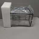 NCYP Wedding Glass Cards Box with Slot and Lock - 12.6" x 5.9" x 9" Vintage Indoor Tabletop Geometric Terrarium, Black Card Holder for Reception, Wishwell, Party Decor (Glass Box Only)