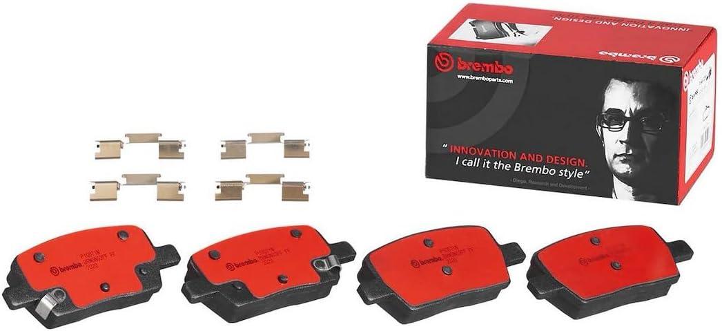 Brembo P10071N Premium Ceramic Rear Disc Brake Pad Set CADILLAC (SGM) OE# 23341199
