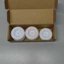 5 PACK Flameless LED Floating Candles, 3'' Battery Operated Plastic Flickering Waterproof Tealights for Cylinder Vases, Centerpieces at Wedding, Party, Pool, Holiday (Warm White)