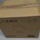 DLLT Industrial Semi Flush Mount Light, Vintage Close to Ceiling Light, Farmhouse Glass Ceiling Light Fixture for Hallway, Entryway, Dining Room, Bedroom, Cafe, Bar