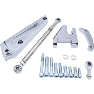 1 Set SHLPDFM Chrome Aluminum BBC SWP Alternator Bracket Compatible with Big Block Chevy 396 427 454 Short Water Pump