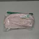 BAGSMART Makeup Bag Travel Cosmetic Bag, Puffy Padded Make Up Bags for Women Makeup Organizer Case, Wide-open Pouch Purse Travel Essentials Toiletries Accessories Brushes (Pink)