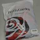 PRETTYGARDEN Womens Summer One Shoulder Maxi Dress 2026 Floral Sleeveless Bodycon Mesh Long Beach Vacation Sun Dresses (Large, Black Red Flower)