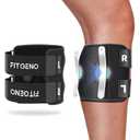 Fit Geno Sciatica Pain Relief Devices: Upgraded ReActive Plus Sciatica Pain Relief Brace  Sciatic Nerve Brace with Dual Pressure Pads Targeted Compression for Maximum Relief - Unisex (Black)