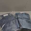 Estelar Textiler Black and Navy Blue Ombre Blackout Curtains 45 Inch Length, Full Room Darkening Gradient Drapes for Kitchen, Thermal Insulated Grommet Short Curtains for Bathroom, 52Wx45L, 2 Panels