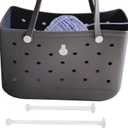 2 Set Yarn Spinner Compatible for Bogg Bag, Portable Clear Acrylic Creative Yarn Holder Dispenser for DIY Crochet Knitting, 2 Sizes Long (5.9 '' and 10.2''), Bag Not Included