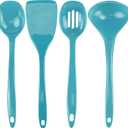 Calypso Basics by Reston Lloyd Melamine Utensil Set, 4-Piece, Turquoise (81702)
