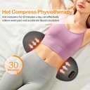 Smooth Spine Triple Fusion Back Massager with Heat - Sciatica Pain Relief & Spine Decompression Device, Deep Tissue Massager for Lower Back Pain, Office Chair and Home Use for Chronic Sufferers