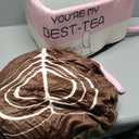 Cute Cat Beds Kitten Beds, Soft Small Dog Beds, Washable Pet Beds for Puppy and Kitty, Funny Coffee Cup Shape, 20 Inch (Medium, White)