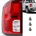 Lochnchn LED Tail Light Compatible with Chevy Silverado 1500 2016 2017 2018 Rear Taillight Assembly Brake Lamp Left Driver Side Replace 84288718 GM2800294