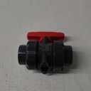 PVC Union Ball Valve, 1-1/4" Inch (DN32) True Union Full Flow Ball Valve with ASTM EPDM O-ring, Slip Socket, Full Port for Water System