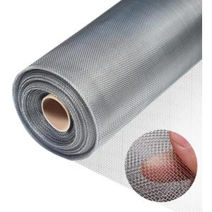 304 Stainless Steel Mesh, 47in x 10ft, 20 Mesh, Sturdy Metal Screen Roll for Window, Door, Air Vents, Filter, Cage, Garden, Patio, Pet (Sliver, 47inch x 10feet)