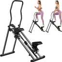 Vertical Climber, Pro Stair Stepper for Full-Body Workout, Compact & Foldable Cardio Exercise Stair Climber with Extended Step Range, Improved & Adjustable Handlebar & Pedals.