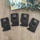 ELEGANTPARK Metal Wallet for Men Initial Monogrammed Gifts for Wedding Birthday Slim Minimalist Money Clip for Men RFID Blocking Engraved Metal Wallets with Money Clip Card Holder Letter G