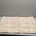 SHACOS Super Soft Fluffy Bathroom Rugs 24"x36" Non Slip Washable Bath Mats Absorbent Bath Rugs Carpets for Bathroom Floor Tub Shower Vanity Sink Home Decor Accessories, Light Beige