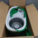 Libman Tornado Spin Mop System and 1 Refill, Mop and Bucket with Wringer Set for Hardwood Floor Cleaning, 2 Total Heads Included